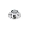Atacado Espessado 25mm Varão para Roupas Liga de Zinco Base de Flange em Forma de Diamante Suporte de Carga Varão de Pendurar Guarda-Roupa Tubo Fixo Suporte Parede