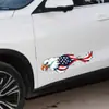 Pegatinas reflectantes para coche de águila, pegatinas de logo de carreras de motocicleta, personalizables