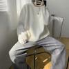 Suéter gola redonda masculino 2023 novo inverno roupa íntima suéter casual engrossado em estilo coreano moda