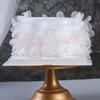 Decoración para tarta de cumpleaños de celebridades de Internet con borde de flor de cinta de hilo de hada estilo ins