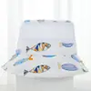Sombrero de pescador para niños, sombrero de cubo de malla para verano, sombrero de malla con dibujos animados de peces pequeños, sombrero de tela transpirable con protección solar