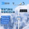 Estación meteorológica miniatura de profundidad de nieve monitor ultrasónico de cantidad de nieve sistema de monitoreo meteorológico estación automática meteorológica de monitoreo de profundidad de nieve