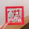 Set de Accesorios para el Cabello de Navidad para Niñosren Lindos Muñeco de Nieve Árbol de Navidad Pasador Dibujos Animados Banda para el Cabello Pinza Bb Pulsera Accesorios para Bebé