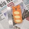 Oso Autocrítico Lindo Bolas de Brocheta Oso de Peluche Dibujo Animado Estilo Japonés Corazón de Chica Colgante de Bolsa Llavero