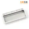 Caja de rosca cuadrada de plástico ABS Jiuou para mesa de conferencias, caja de rosca para mesa de computadora, cubierta de orificio de rosca para escritorio de oficina