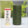Cuerda de Cuerda de Algodón Hecha a Mano de Colores 2mm 3mm 4mm 5mm Cuerda para Atar Cuerda para Tejer Empaque Cuerda Decorativa para Etiquetas DIY