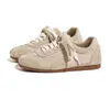 El bestseller de moda este año en estilo old money de Shougu: Zapatillas de entrenamiento alemanas súper calientes para mujer, principios de otoño de 2026, zapatillas casuales versátiles de cuero genuino
