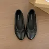Zapatos planos sin cordones de corte bajo para mujer, nuevos Otoño/Invierno 2026, bailarinas, detalle de lazo, versátiles para las noches y el día a día.