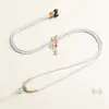 Cordón de Collar Artesanal al por Mayor con Cuenta Superior de Aventurina, Cordón Ajustable para Colgante de Jade con Broche de Seguridad para Colgante de Jade