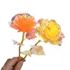Colorido deslumbrante rosa macaron flor artificial flor de plástico presente 61 dia das crianças decorativo rosa enfeites de flores falsas