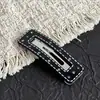 Un Nuevo Pasador de Acetato Estilo Coreano de Lan con Pedrería de Colores Vintage, Pinza BB para Mujer, Pinza Lateral para Cabello Suelto, Pinza para Flequillo, Accesorio para el Cabello, Pasador