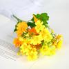Flores artificiais 28 cabeças orquídea saltitante crisântemo flores falsas pequeno Zou Ju decoração de casa exibição de sala de estar flores de seda flores de cenário de engenharia de hotel