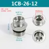 Adaptador hidráulico acero 45# Yonghua cono de 24 grados férula sello ED fitting para manguera 1CB 1CM 1DB 1DM