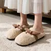 Pantuflas de algodón para mujer para otoño e invierno, cálidas, antideslizantes, adecuadas para uso en casa, pantuflas de felpa para interior para parejas, pantuflas de invierno para hombre