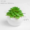 Planta verde artificial de simulación, flor carnosa de plástico, planta en maceta, decoración de ventana de escritorio, bonsái pequeño, mesa de comedor, mini flor.
