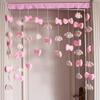 Cortina de Puerta sin Clavos Love Kitty Cat Cortina de Puerta Divisoria para Sala de Estar Cortina Decorativa de Pared Colgante para el Hogar en las Cuatro Estaciones Velcro