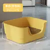 Bandeja de arena para gatos extra grande de estilo abierto, inodoro para gatos y perros, bañera de plástico anti-salpicaduras, artículos para mascotas estilo bañera para mascotas medianas y grandes