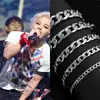Wang Yibo com colar de aço não bordado nk personalidade simples all-match Taobao micro-negócios AliExpress recursos
