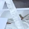 Tecido Colorido com Ruffle Elástico Unidirecional de 1,5cm Renda Elástica para DIY de Roupa Íntima, Meias e Acessórios