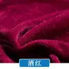 Tecido de veludo dourado de largura ampla de 2m, tecido decorativo de veludo vermelho espessado para cortinas, toalhas de mesa, cortinas de palco e capas de poeira