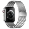 Adequado para Apple Ultra2/ Pulseira de Relógio Azul 3m, Pulseira de Aço Milanesa Linha 08, Pulseira de Relógio Magnética Iwatch10/11