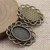 13X18Mm 2.8g Bandeja Base Oval Multicor Acessórios de Joias DIY Liga de Zinco Item Quente de Venda Transfronteiriça