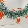 Transfronteiriço Natal pingente de ponta branca pingente de lã top colorido galho de lã top cor festa decoração de férias de Natal