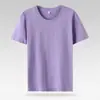 Playera de manga corta de algodón puro de 180 gramos para hombre y mujer, ropa de trabajo, ropa de clase, ropa de grupo, bordada, DIY, playera publicitaria de generación
