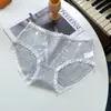 Pantalitas de algodón puro para mujer, algodón grado A, malla de deseo puro, pantis de cintura media para niñas, refuerzo de seda, calzones para mujer al por mayor