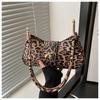 Bolso de Axila Estilo Spice Girl de Lujo con Estampado de Leopardo para Mujer 2024 Nuevo Bolso de Mano Bolso de Hombro Cruzado Versátil