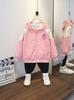 Abrigo de Primavera para Niñas con Estampado de Fresa 2025 Nuevo Top con Estampado de Dibujos Animados para Niñas Ropa de Moda Versátil para Bebés