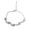 Anel Minimalista de Zircônia Moda de Nicho Pulseira de Pérola para Mulheres, Joias Versáteis de Luxo Leve Exquisite Super Brilhantes Venda por Atacado