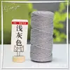 Cuerda de Cuerda de Algodón Hecha a Mano de Colores 2mm 3mm 4mm 5mm Cuerda para Atar Cuerda para Tejer Empaque Cuerda Decorativa para Etiquetas DIY