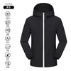 Jaqueta corta-vento fina de camada única, manga longa, jaqueta de trabalho, logo estampado personalizado, jaqueta tri-proof, roupas para grupos ao ar livre, bordar