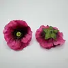 Cabeça de Flor de Papoula Artificial Flor Eterna Materiais DIY Casamento Decoração de Flores Artificiais Acessório de Cabelo com Flor Adereços para Fotografia