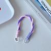 Pulsera de cuerda para teléfono móvil para hombres y mujeres, cordón corto personalizado, portátil, antipérdida, llavero, cadena para teléfono móvil, cuerda para teléfono móvil
