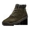 Nuevos Zapatos Casuales de Caña Alta para Hombre para Otoño e Invierno, Zapatos Tipo Calcetín Cálidos de Estilo Británico Retro, Botines para Hombre