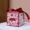 Caixa de Doces para Casamento Floral Luxo Leve Caixa de Açúcar Família Shu Caixa de Presente Premium Caixa Vazia de Alto Padrão Atacado