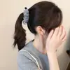 Pinza de Plátano de Malla Plisada de Lunares Burbuja, Elegante Pasador de Verano para Recogido en la Parte Posterior de la Cabeza, Nuevo Clip Vertical de Lujo