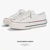 Zapatos de Lona para Mujer Primavera y Verano 2026 Estudiante Versátiles Súper Populares Clásicos Nuevos de Caña Baja con Suela Gruesa Zapatos de Lona Bsm205