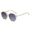 Gafas de Sol Retro Degradadas Marrones de Marco Grande para Mujer 2026 Nuevo Estilo Alta Gama Protección Solar Protección UV Gafas de Sol de Moda