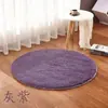 Alfombra PV de terciopelo, superventas transfronteriza de seda y lana, alfombra redonda para sala de estar y dormitorio, tapete para silla de computadora, tapete de yoga, lavable