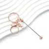 Llavero de Metal Creativo DIY Llavero de Langosta Gradiente Colorido Colgante para Funda de Teléfono Cubierta de Auriculares Colgante en Stock