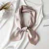 Pañuelo cuadrado de seda estilo europeo y americano 70 cm banda para el cabello artística estampada de anacardo vintage conjunto con pañuelo decorativo