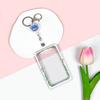 Set original de tarjetas transparentes lindo insignia de estudiante bolsa deslizante para tarjeta escolar joyería para colgar en el cuello punto anti-pérdida duradera fabricantes