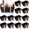 En Stock Amazon Regalo Caja de Flores Bolsa de Regalo para Llevar Fiesta Día de San Valentín Regalo Cesta de Regalo Papel Kraft Caja de Flores