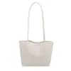 2026 Bolso Tote de Textura Tejida Nuevo para Mujer, Gran Capacidad, Para el Trabajo, Bolso de Hombro Único, Sencillo, Versátil, Bolsa de Compras, Fabricante Mayorista