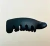 Popular Transfronterizo Pinza de Plátano Esmerilada para PC Clip Vertical Elegante Herramienta para Fijar Cola de Caballo Alta Pinza de Garra Pinza para el Cabello Pinza de Tiburón Venta al por Mayor