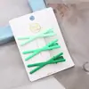 Dopamina estilo coreano simples sem costura clipe lateral marrom leite grampo de cabelo feminino franja lateral clipe de cabelo acessório de cabeça grampo de cabelo para cabelo quebrado