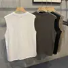 Camiseta de baixo um pouco solta top sem mangas nicho simples algodão puro colete de basquete camiseta meninos bonito combina com tudo base